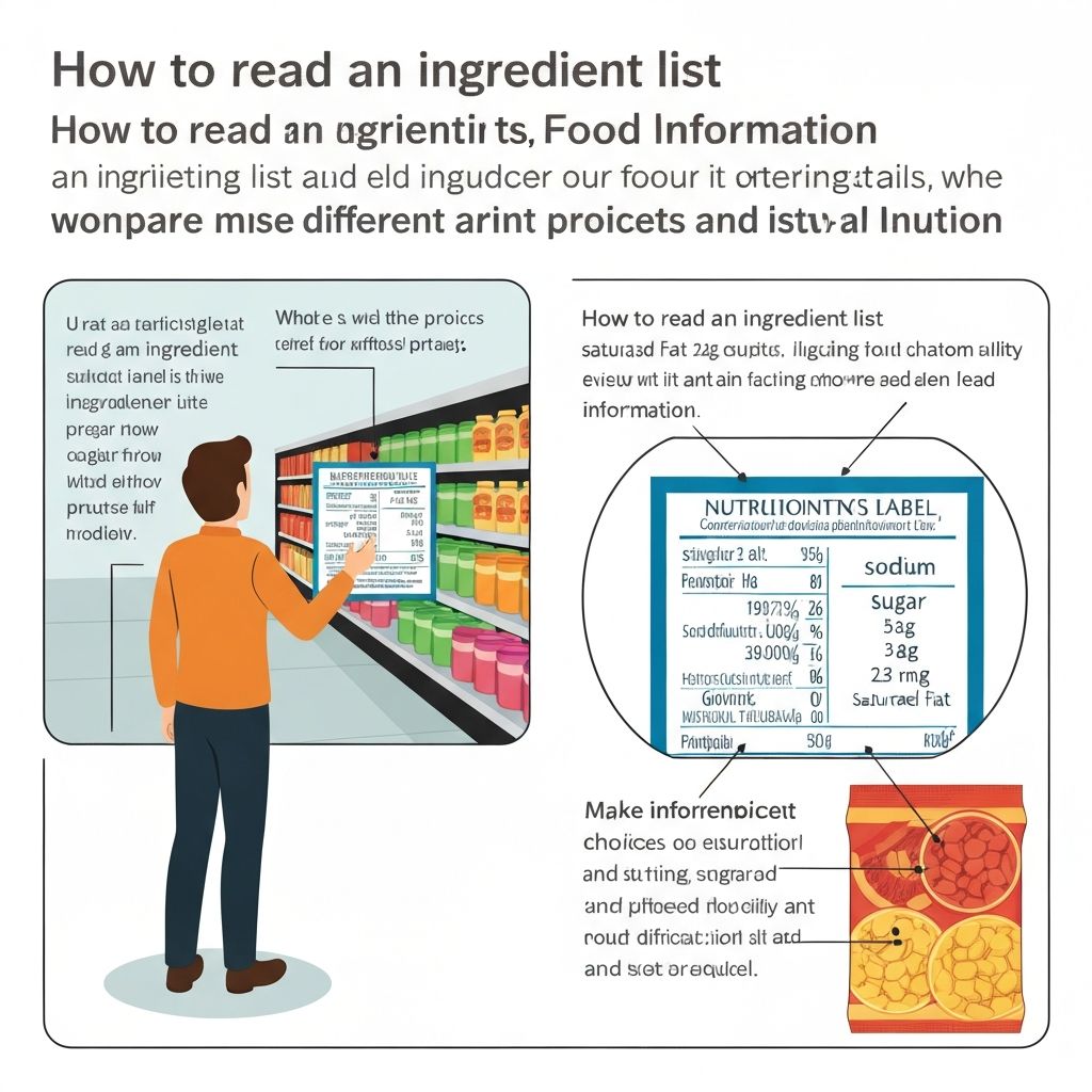 Understanding nutritional information